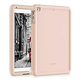 Fintie iPad 9.7 2018/2017, iPad Air 2, iPad Air Case - [Mighty Shield] Heavy Duty Anti Slip Shock Proof Kids Friendly Drop Protection Silicone Cover for Apple iPad 6th 5th Gen, iPad Air 1 2, Pink Sand