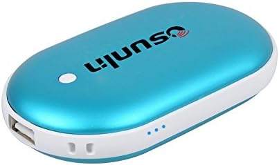 OSUNLIN 5200mAh Portable Pebbles Double-Side Rechargeable Hand Warmer/Power Bank for iPhone/Samsung