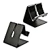 OWIKAR Desktop Cellphone Stand, Solid Aluminum Metal Charging Dock Mount Holder Stander Cradle Compatible with iPhone Samsung Galaxy S7 Edge S6 & Other Smartphones (Black)
