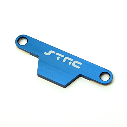 ST Racing Concepts ST3627XB CNC Machined Aluminum HD Battery Hold Down Plate (Stampede/Bigfoot) Blue