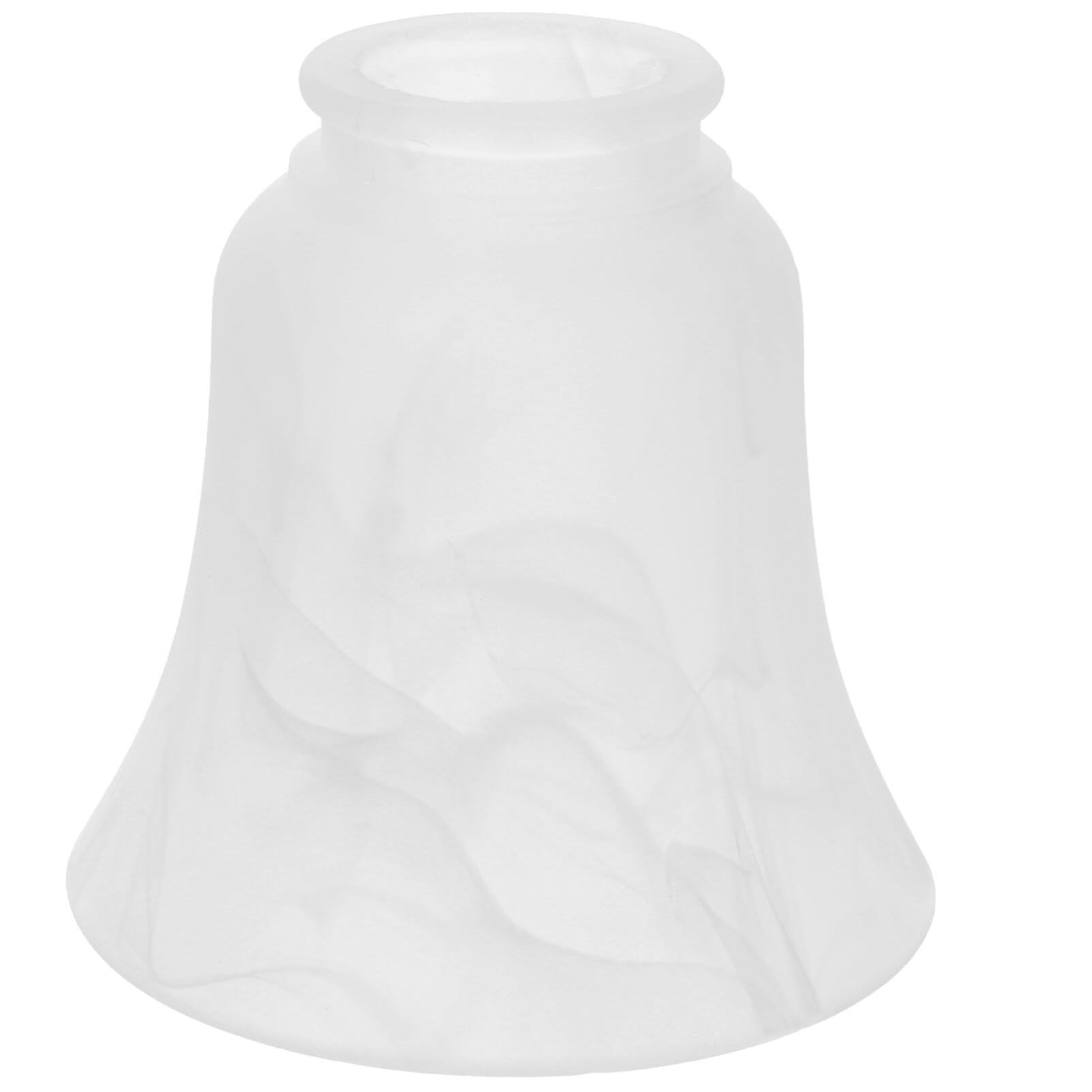 Luxshiny Frosted Glass Lamp Shade for E27 Light Fixtures | Premium Replacement Globe Shade for Pendant, Wall & Ceiling Lights | Warm Ambient Lighting for Bedroom & Living Room | 4.72" (12cm)