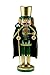 Clever Creations Irish 14 Inch Traditional Wooden Nutcracker, Festive Christmas Décor for Shelves and Tables