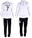 Fan Kitbag Madrid Ronaldo #7 Kids Soccer Tracksuit All Youth Sizes ✓ Ronaldo #7 Soccer Track Jacket Top ✓ Kids Soccer Track Pants ✓ GIFT READY Packaging ✓ (YL 10-12 Years Old, Ronaldo #7)