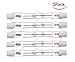 CTKcom Bulbs(5 Pack) - J Type 78mm Double Ended 200 Watt 120 Volts T3 Halogen Bulbs R7S Double Ended Filament Flood Lights Quartz Tube Lamps 120V 200W,5 Pack