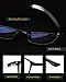VVDQELLA 2.0 Reading Glass Men, Blue Light Blocking Glasses for Computer, Lightweight Square Frame Spring Hinges Anti Glare