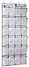 MISSLO Over The Door Organizer 24 Large Mesh Pockets for Shoes and Accessories (White)