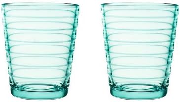 IittalaAino Aalto Glass 22 cl, Set of 2 Water Green