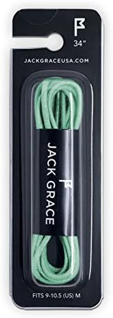 Jack Grace Innovator Shoelaces - Mint - 34 In. (Size 9 - 10.5)