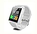 ANCwear Bluetooth Smart Watch WristWatch U8 UWatch Fit for Smartphones IOS Apple iphone 4/4S/5/5C/5S Android Samsung S2/S3/S4/Note 2/Note 3 HTC Sony Blackberry (White) by ENKE-smart