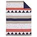 CARTERS Aztec 4 Piece Toddler Bedding Set, Navy, Cream, Orange, Beige