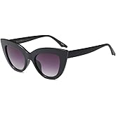 Freckles Mark Vintage Retro Cateye Sunglasses for Women Bold Colorful Cat Eye UV400 Protection