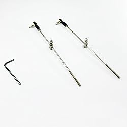 2PCS RC Boat Push Rod Kit Plastic Tie Rod Ends Ball