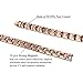 Feraco 99.99% Solid Copper Magnetic Therapy Bracelets for Men Arthritis Effective Pain Relief Vintage Copper Bracelet with Removal Tool
