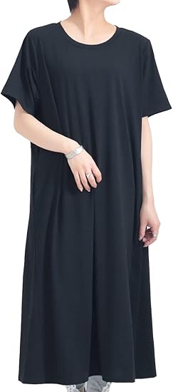 Amazon Co Jp ゴールドジャパン 大きいサイズ レディース ワンピース 接触冷感uvカットワンピース ワンピ 服 ファッション小物