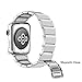 LOYUT Replacement Watch Band for Apple Watch, Stainless Steel 42mm/38mm Watch Band for Men Women Metal Magnetic Buckle Replacement Classic Bands for iWatch Series 3 Series 2 Series 1 (Silver, 42)