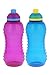 Sistema Lunch Twist 'n' Sip Water Bottle, Pink/Blue, 11 oz.