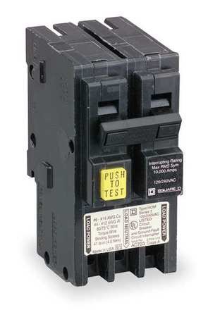 Photo 1 of SCHNEIDER ELECTRIC 120/240-Volt 25-Amp HOM225GFI Miniature Circuit Breaker 120/240V 25A