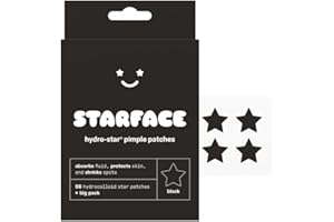 STARFACE WORLD Starface Black Star BIG PACK, Hydrocolloid Pimple Patches, Absorb Fluid and Reduce Redness, Cute Star Shape, Cruelty-Free Skincare (96 Count)
