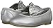 Carter's Girls' Anora Ballet Flat, Silver, 7 M US Toddler
