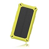 8000mAh Solar Charger, ZeroLemon SolarJuice Dual USB Port Portable Solar Battery Charger Outdoor Solar Power Charger for iPhone 7, iPhone 6, Galaxy S8 Plus, LG G6, iPad, Samsung and More