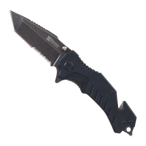 Whetstone Cutlery Stone Wash Tactical Rescue Pocket Knife