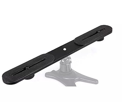Goliton® Photo Studio Studio Light Stand 27cm dual flash bracket 1/4 Screw Hot Shoe Stands Mounting Camera Accessories
