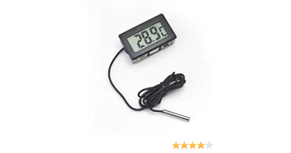 Maslex TPM-10 Mini Termómetro Digital LCD Sensor de ...