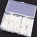 Yonisun 500pcs Artificial Acrylic Nail Tip Natural Color Full Cover False Nail Tips