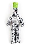 Dammit Doll - Classic Dammit Doll - Le Lustre - Black Floral , Lime Green Hair - Stress Relief, Gag Gift