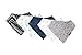 Premium Baby Bandana Drool Bibs for Teething and Drooling Boys or Girls, 100% Organic Cotton Hypoallergenic Baby Bibs with Adjustable Snaps, Perfect Baby Shower Gift for Baby Boys and Girls (5-pack)
