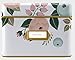 Polite Society White Floral Recipe Box | 24 Size 4x6 Recipe Cards & 12 Dividers | Vintage Style Recipe Tin