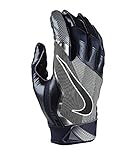 Nike Men's Vapor Jet 4.0 Football Receiver Gloves College Navy/Wolf Grey/Black
