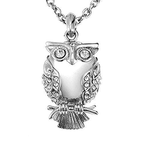 Armyshop Classic Owl Cremation Urn Pendant Necklace Pendant & Fill Kit Ashes 316L Stai