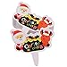 Qibote 200 Pieces Christmas Cupcake Toppers Picks, Cake Toppers for Christmas Party Cupcake Decoration Supplies