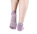 5 Pairs Toe Yoga Pilates Socks Non Slip Skid Barre Sock with Grips for Women & Men