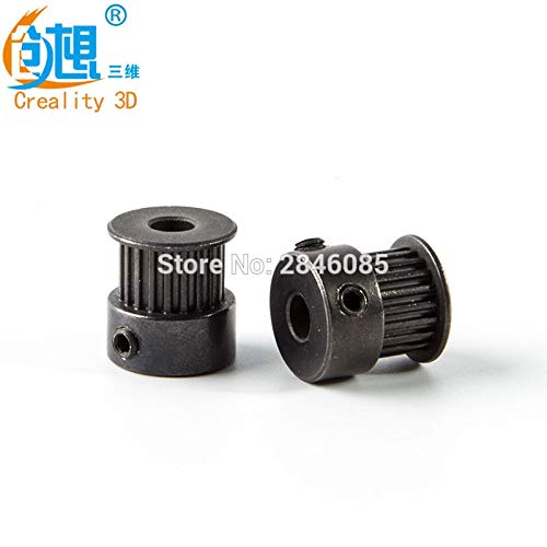 Laliva 3D Printer - 3D Printer Accessories Synchronizing Wheel Timing Pulley GT2 20 Teeth Support Timing Belt GT2 for Ender-3 - (Size: 3pcs)