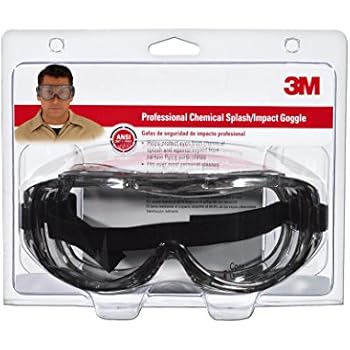 3M 91264-80025Chemical Splash/Impact Goggle, 1-Pack