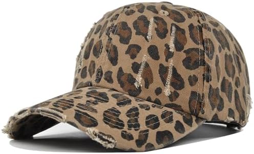 C.C Leopard Pattern Baseball Cap for Women Unisex  display picture 2