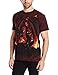 The Mountain Fireball Adult T-Shirt, Red and Black, Large