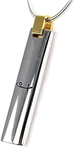 Shuzi Vitality Bar Stainless Steel Black Logo Fashion Pendant