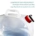 BPA Free Collapsible Water Container, 5.3-Gallon Portable WaterStorage Container for Hiking Camping Picnic Travel BBQ