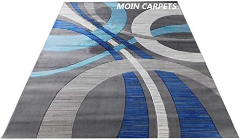 Moin Carpets for Living Room and Bedroom and Home Contemperory Soft and Thick Carpet 5 x 7 Feet Grey