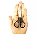 Beard & Mustache Scissors for Men with Mini Comb Eyebrow Trimmer (1 pack)