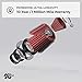 K&N Universal Clamp-On Air Filter: High Performance, Premium, Washable, Replacement Engine Filter: Flange Diameter: 6 In, Filter Height: 6.5 In, Flange Length: 1 In, Shape: Round Tapered, RF-1014
