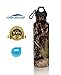 Camo 21 Oz Camouflage Ultimate Sport Bottles Personal Hydration Best Insulated Water Bottle NO Leak or Sweat Stainless Cold 24 Hrs Hot 12 Hrs Perfect Fitness Outdoor Hiking Hunting Fishing Paintball