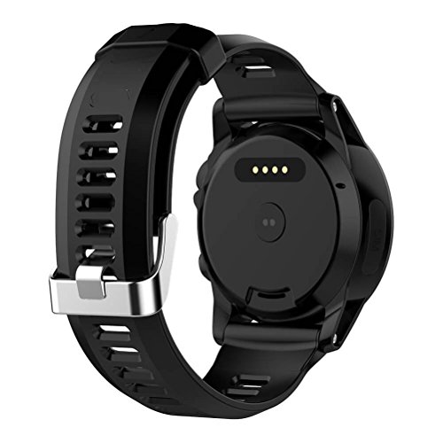 L@YC New Smart 3G Watch Phone Sports Watch Fitness Watch GPS with SIM Card Slot,Camera,Call/SMS/Twiter/Facebook/Whatsapp/HD Touch Screen for iPhone iOS & Android Phones, Silver Grey