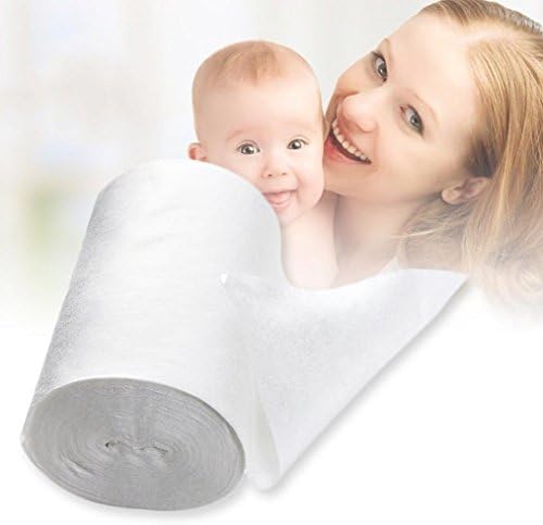 Waymine 100 Sheets One-Off Disposble Heart Felt Cloth Diaper Liner Inserts Flushable