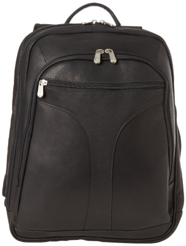 Piel Leather Checkpoint Friendly Urban Backpack, Black, One Size