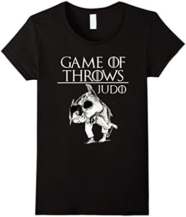 Womens Game of Throws Judo T-Shirt Tee  BJJ Large Black