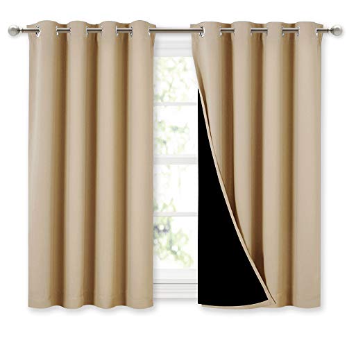 NICETOWN Full Blackout Curtain Panels